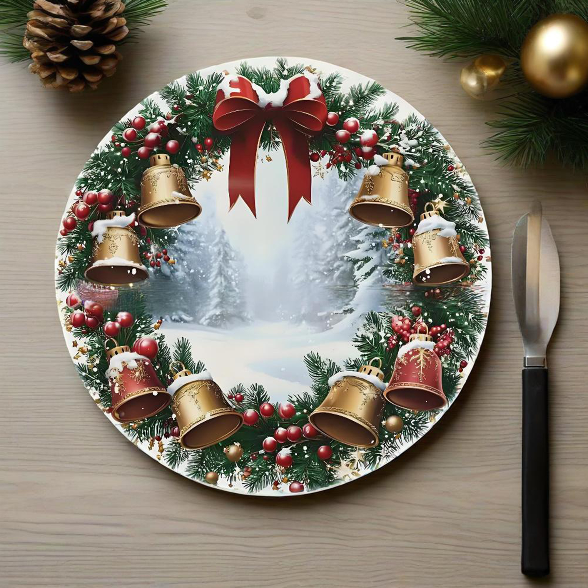 Christmas Table Runner - Christmas Table Runner Festive Holiday Decorations