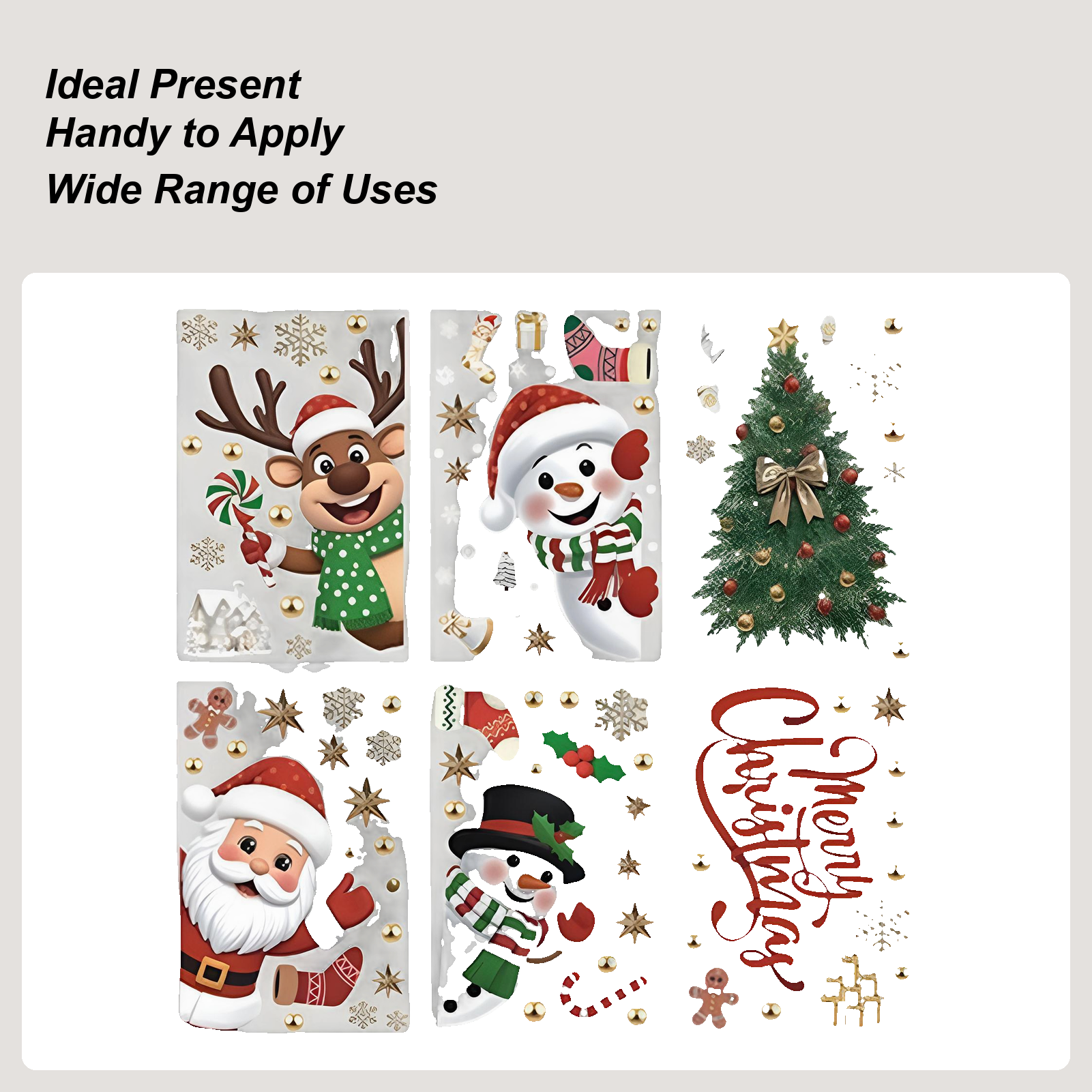 Christmas Window Decorations H – обзор и цена Snowflake Window Decal