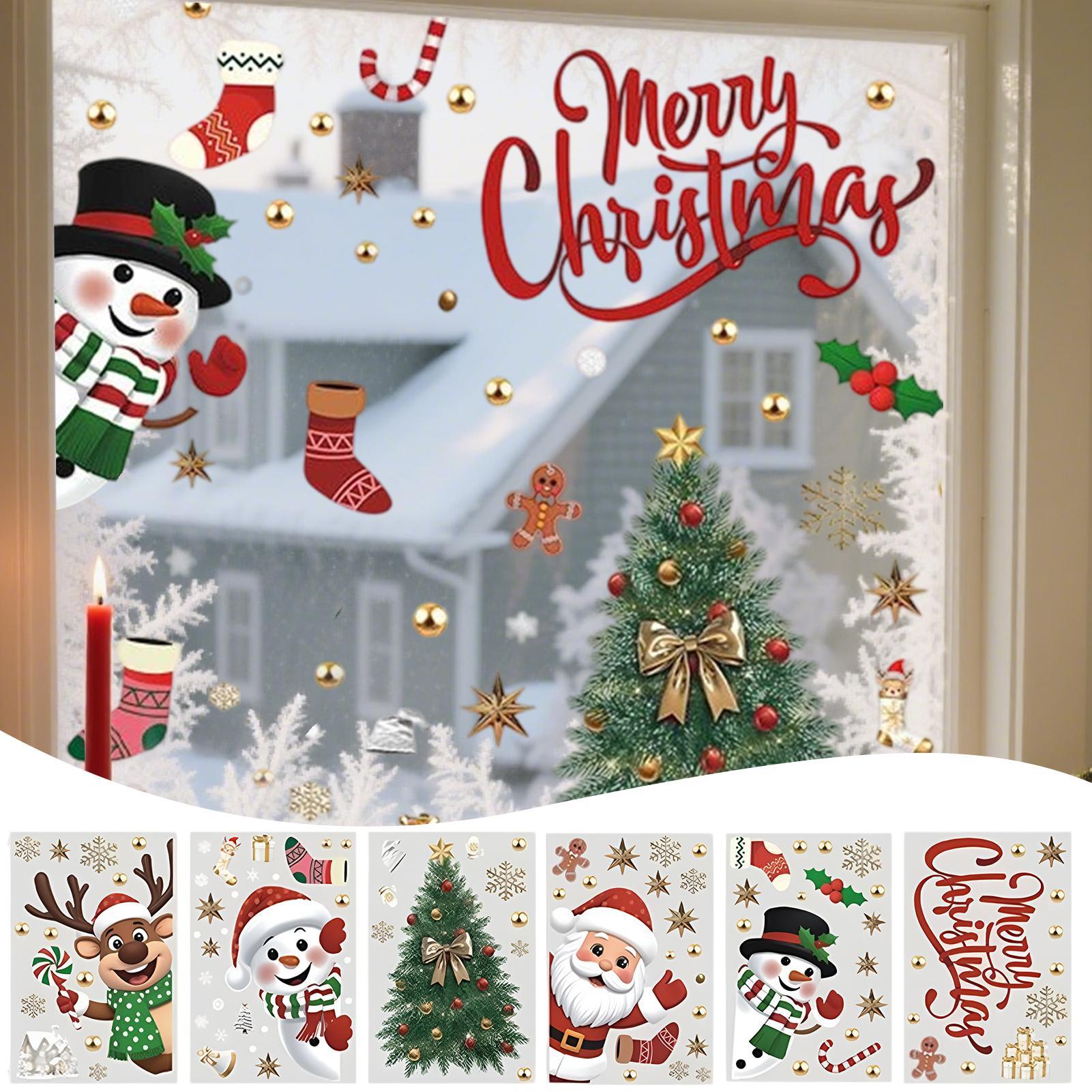 Christmas Window Decorations H – обзор и цена Snowflake Window Decal