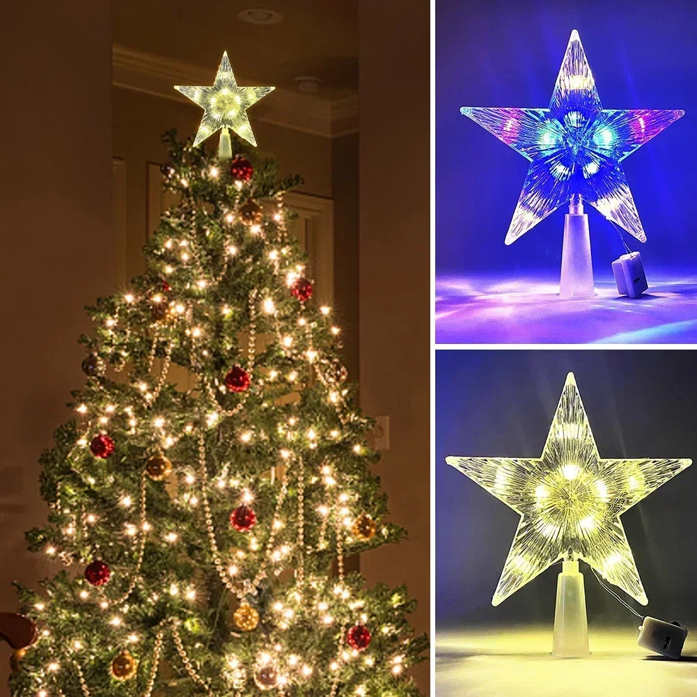 15CM LED Christmas Tree Orname – обзор и цена Star Tree Topper