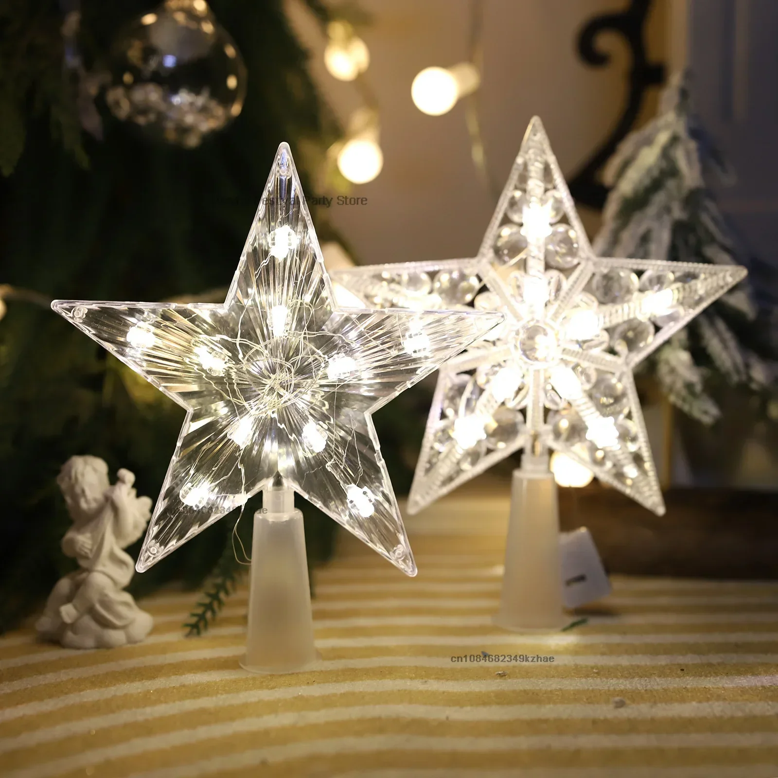 15CM LED Christmas Tree Orname – обзор и цена Star Tree Topper