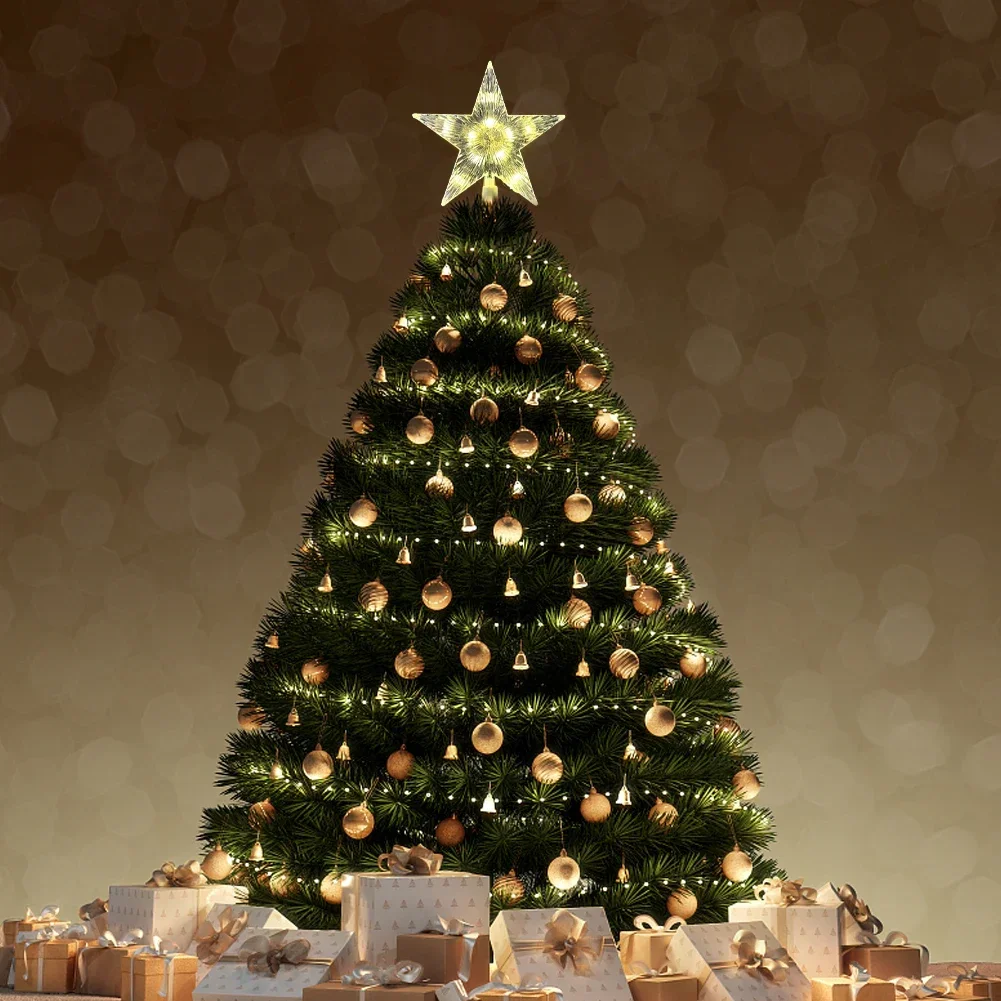 15CM LED Christmas Tree Orname – обзор и цена Star Tree Topper