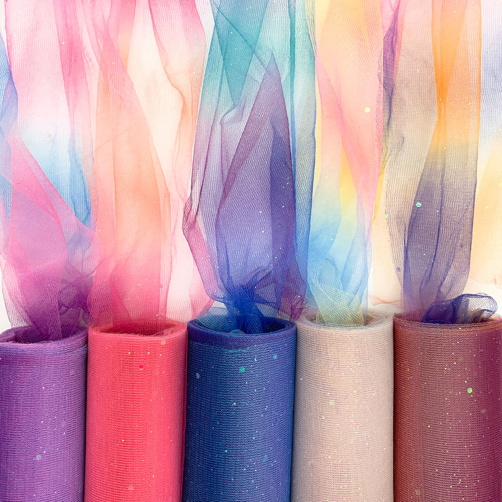 10Yards Rainbow Glitter Tulle  – обзор и цена Christmas Table Runner