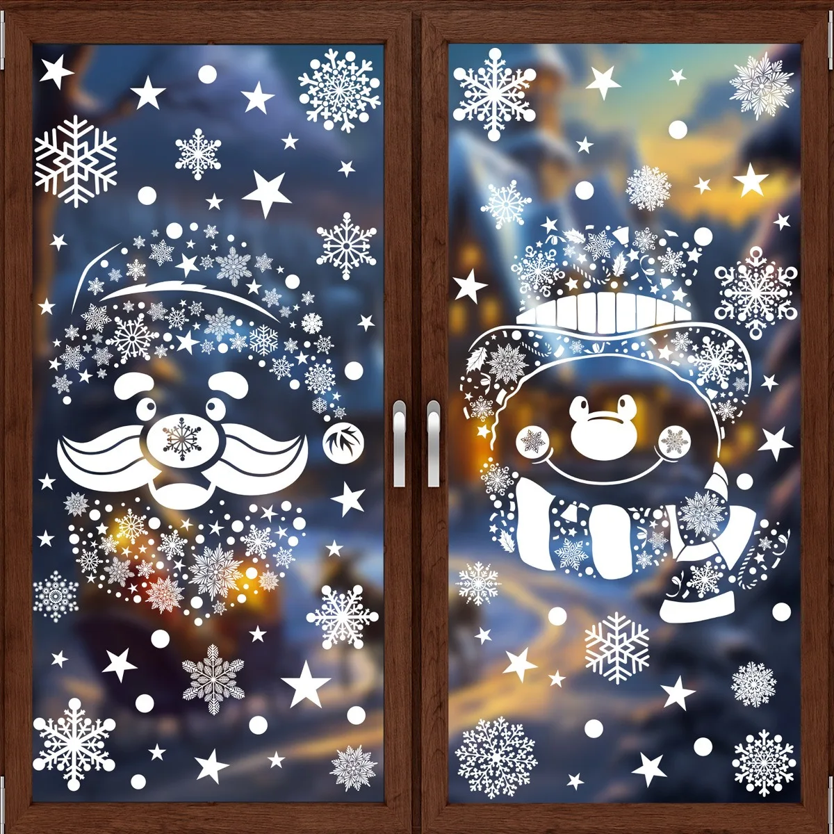 Christmas Wall Sticker Snowfla – обзор и цена Snowflake Window Decal