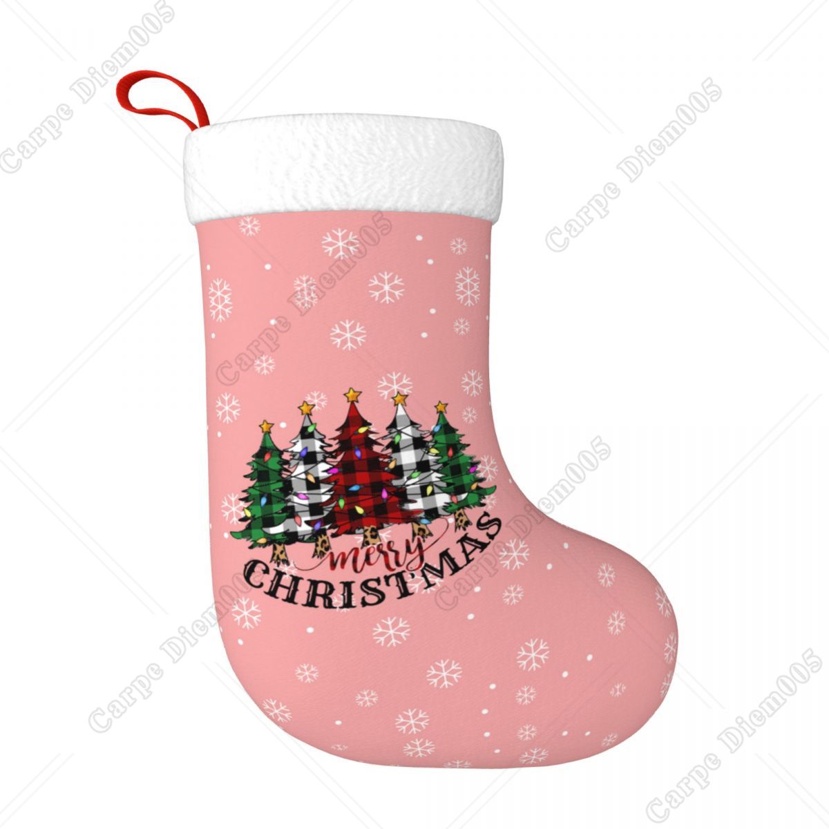 Pink Snowflakes Christmas Tree – обзор и цена Christmas Stocking Hanging