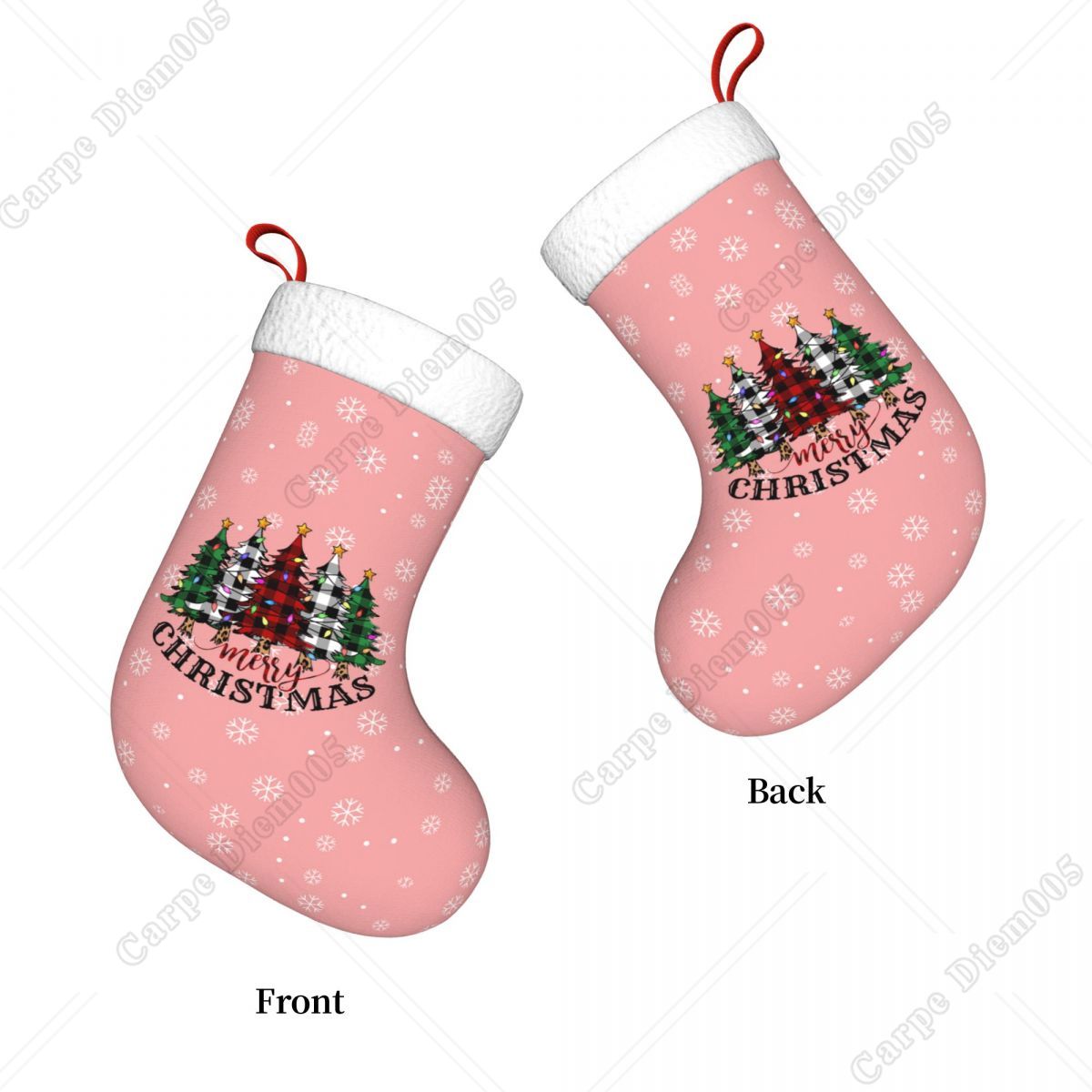Pink Snowflakes Christmas Tree – обзор и цена Christmas Stocking Hanging