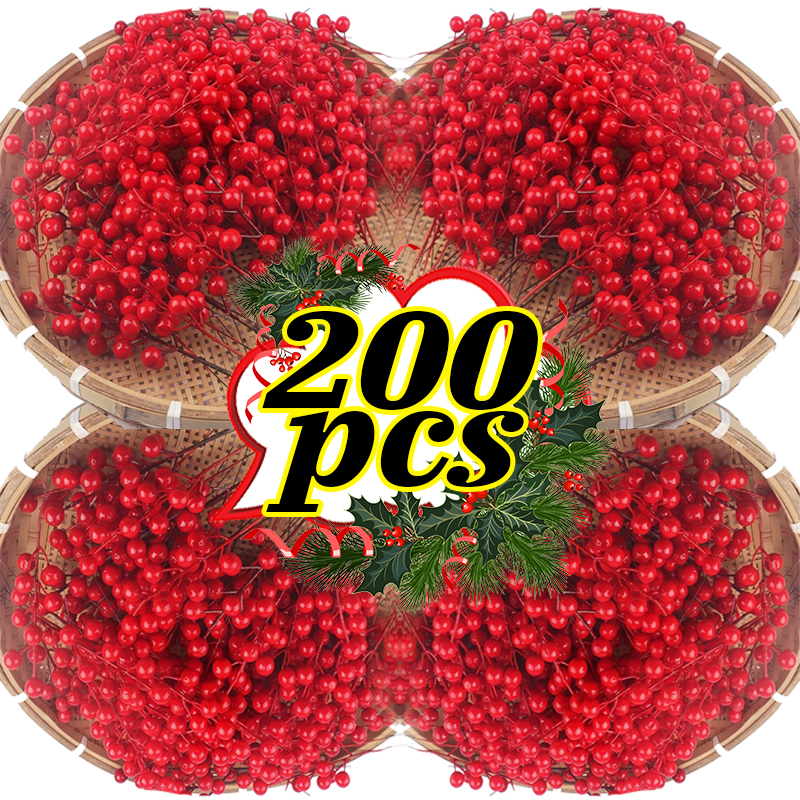 200/10pcs Christmas Artificial – обзор и цена Christmas Wreath Fake