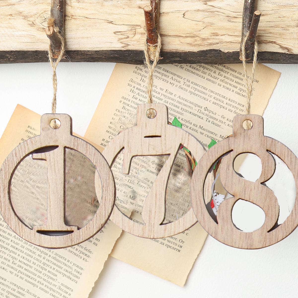 Number 1-25 Digital Wooden Chr – обзор и цена Advent Calendar Gift