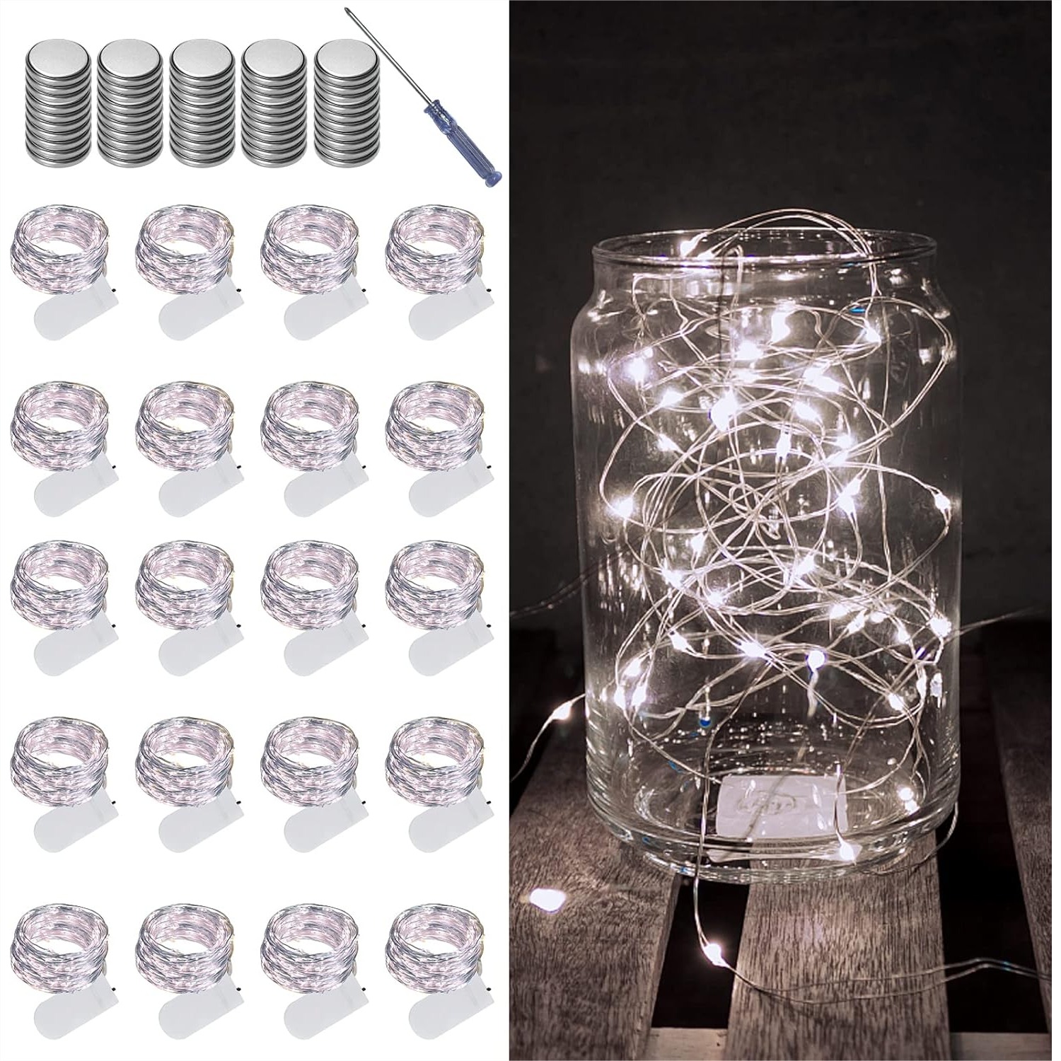 20 Pack Fairy Lights Battery O – обзор и цена Led Fairy String Lights