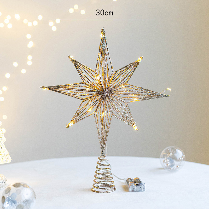 30cm Led Star Christmas Tree T – обзор и цена Star Tree Topper