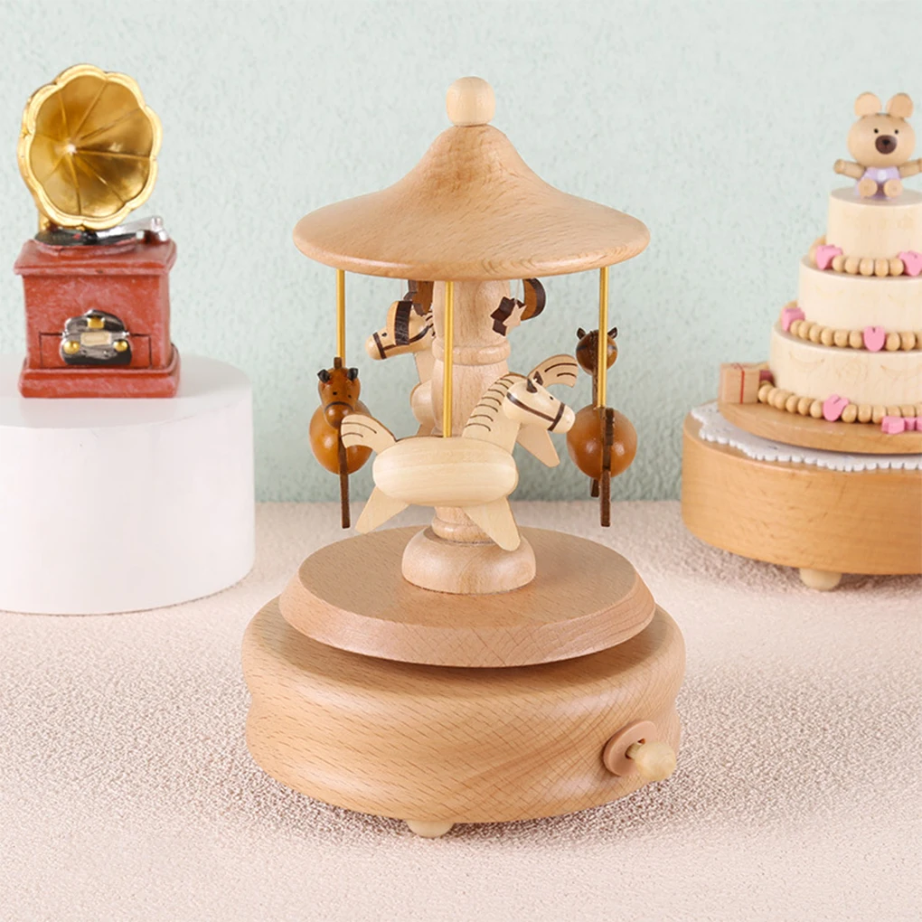 Wooden Carousel Music Box Orna – обзор и цена Snow Globe Musical