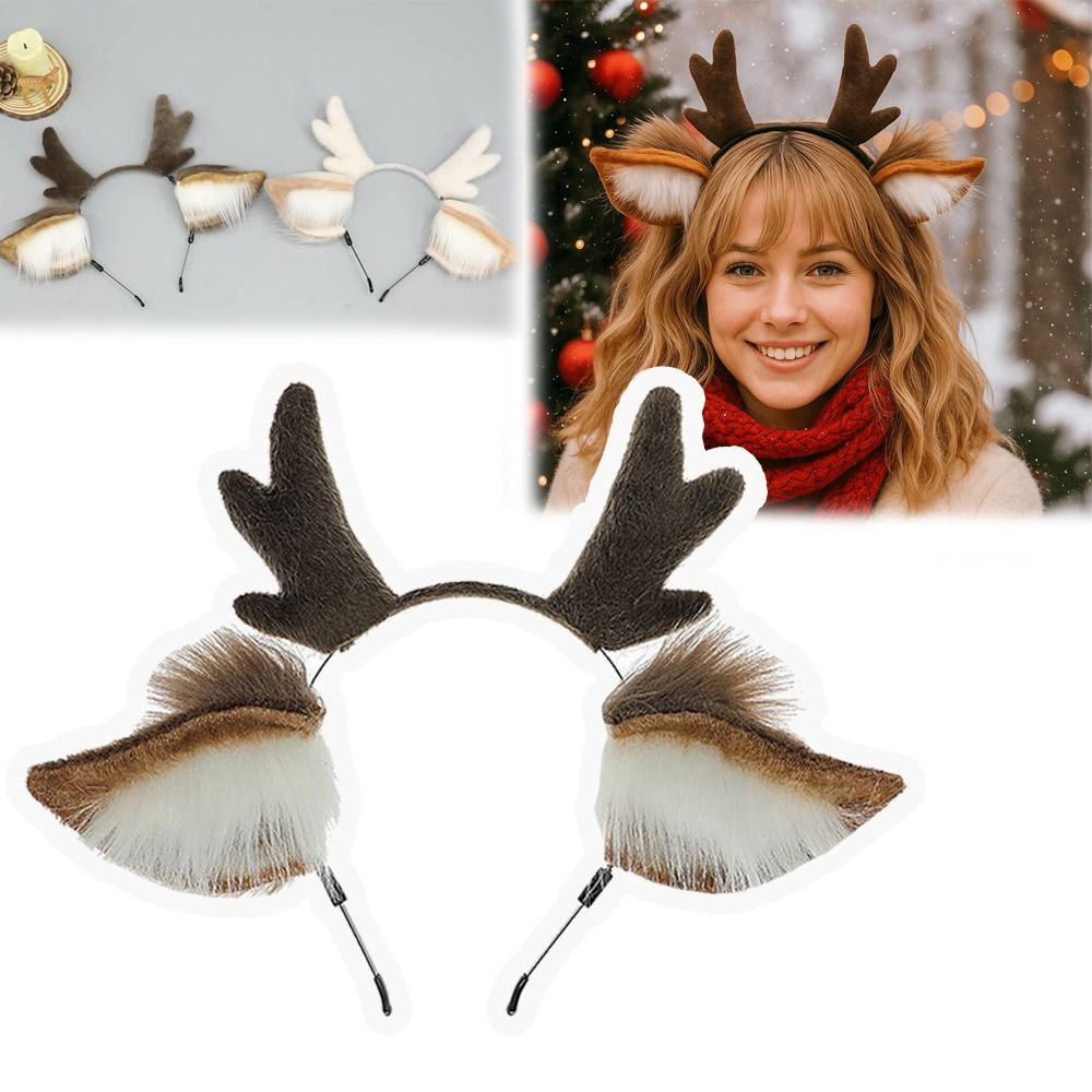 Unisex Deer Ears Reindeer Antl – обзор и цена Reindeer Antlers Headband