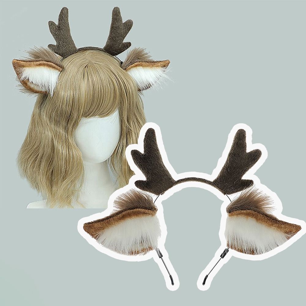 Unisex Deer Ears Reindeer Antl – обзор и цена Reindeer Antlers Headband