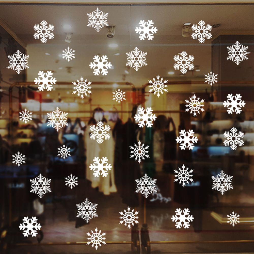 27/38PCS Gift Xmas  Festival S – обзор и цена Snowflake Window Decal