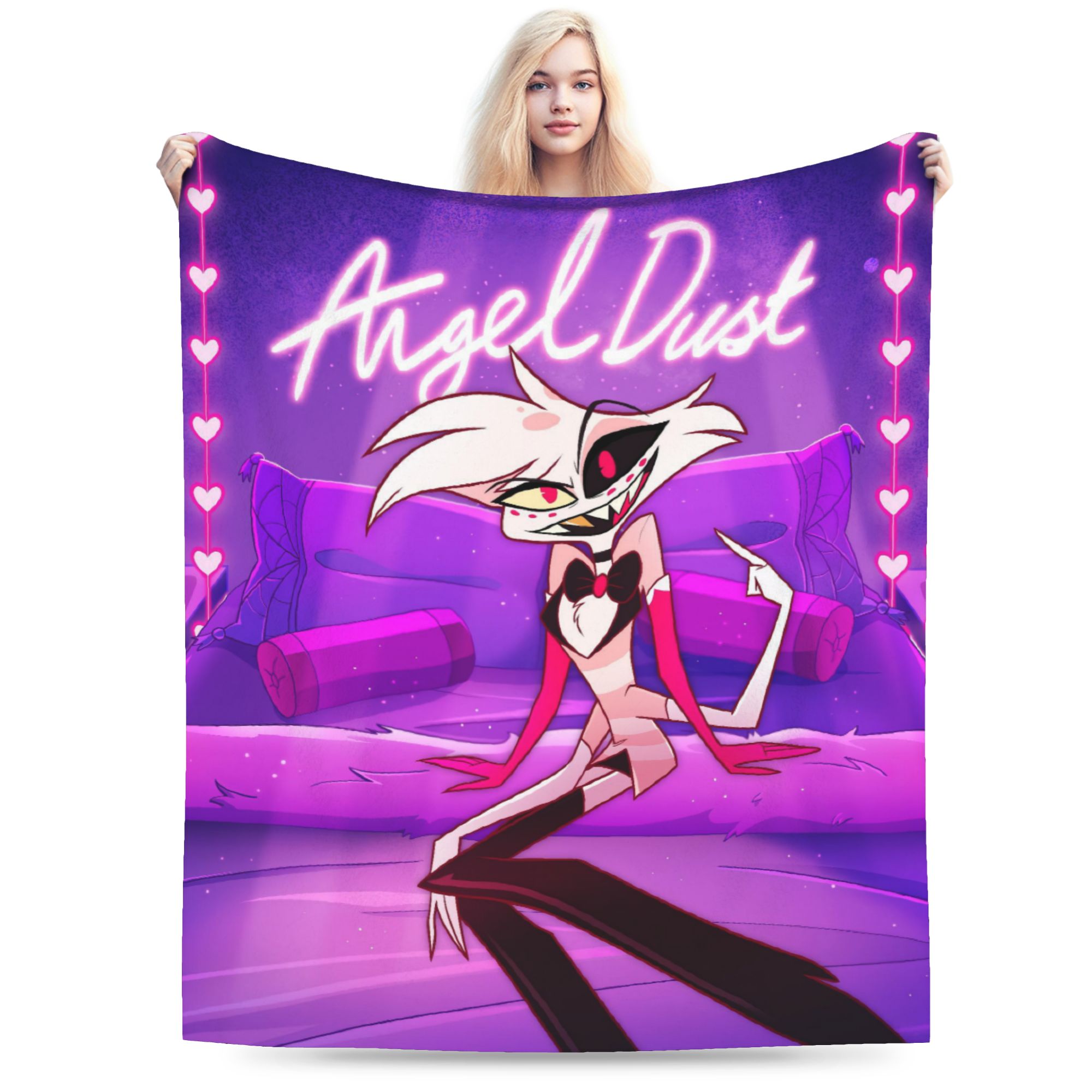 Cartoon Hazbins Hotels  Angel  – обзор и цена Christmas Throw Blanket