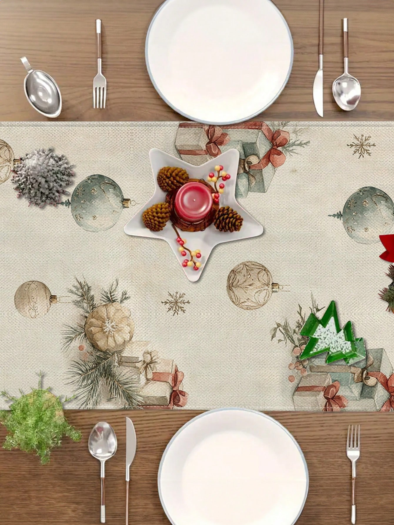 1pc Christmas Nutcracker & Bal – обзор и цена Christmas Table Runner
