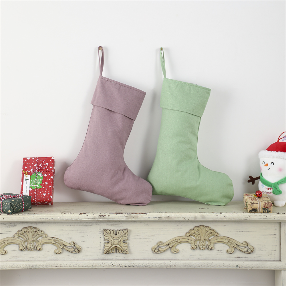Linen Christmas Stocking Xmas  – обзор и цена Christmas Stocking Hanging