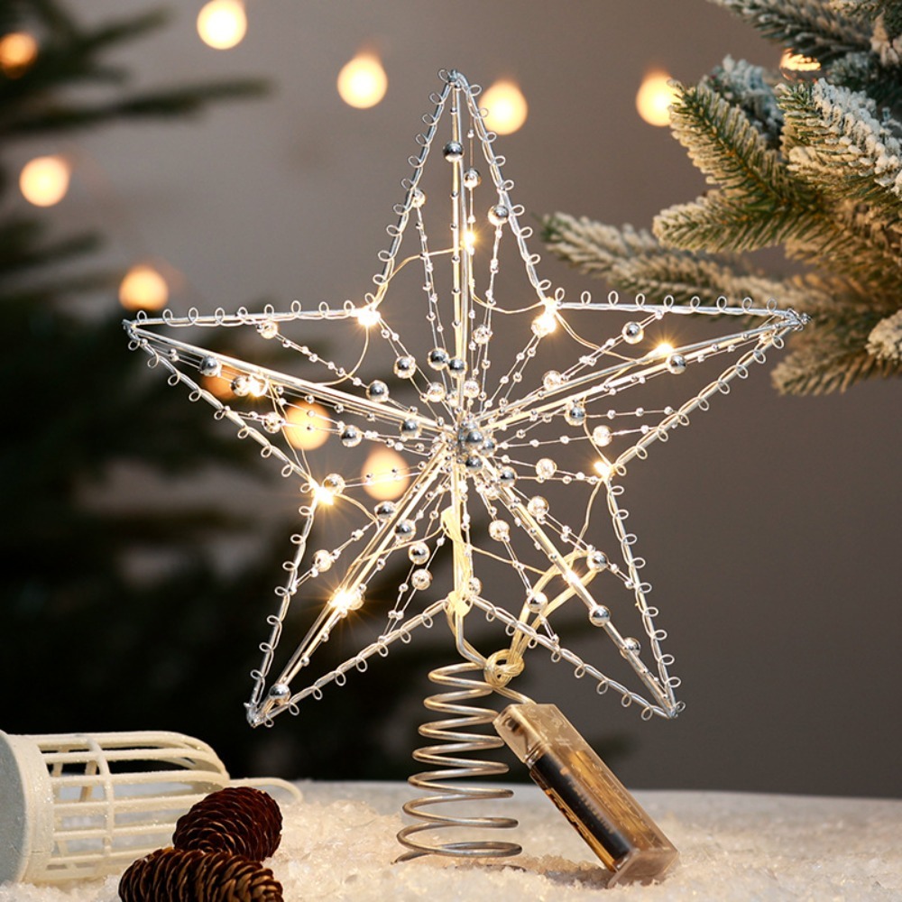 Gold/Silver LED Christmas Tree – обзор и цена Star Tree Topper
