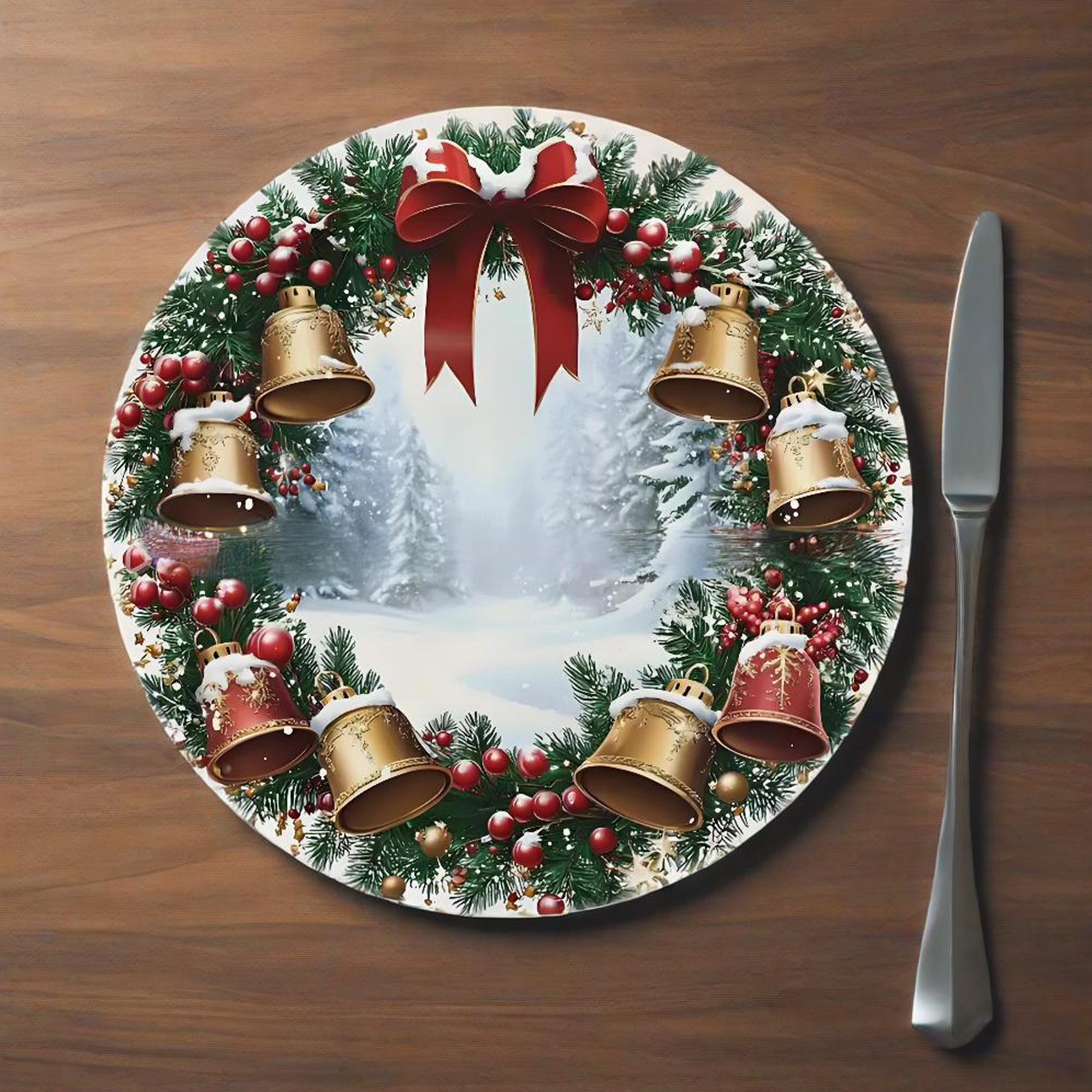Christmas Table Runner Festive – обзор и цена Christmas Table Runner