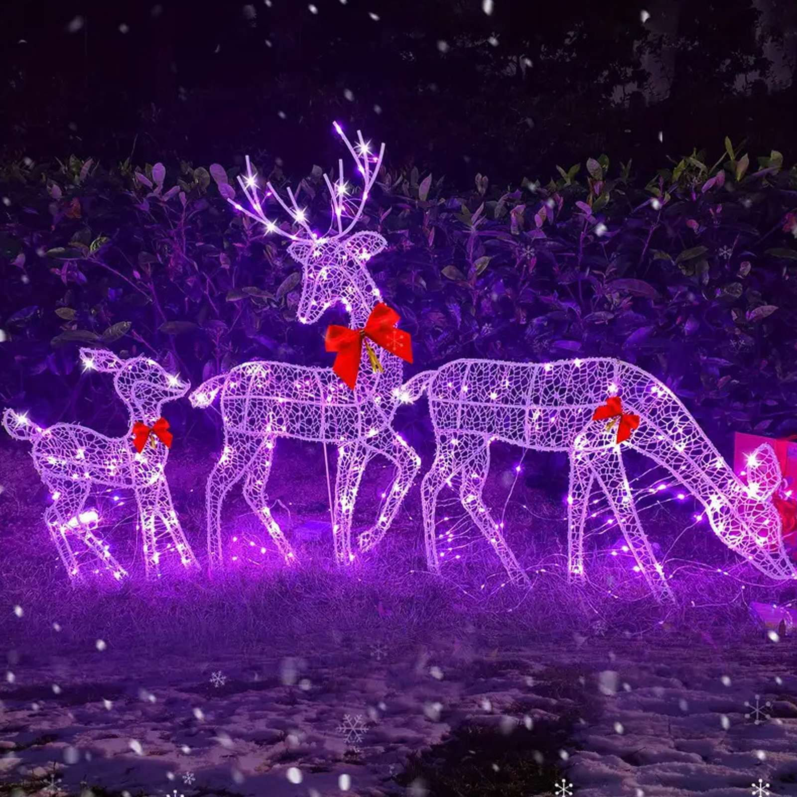 2D Lighted Reindeer Christmas  – обзор и цена Christmas Lights Outdoor