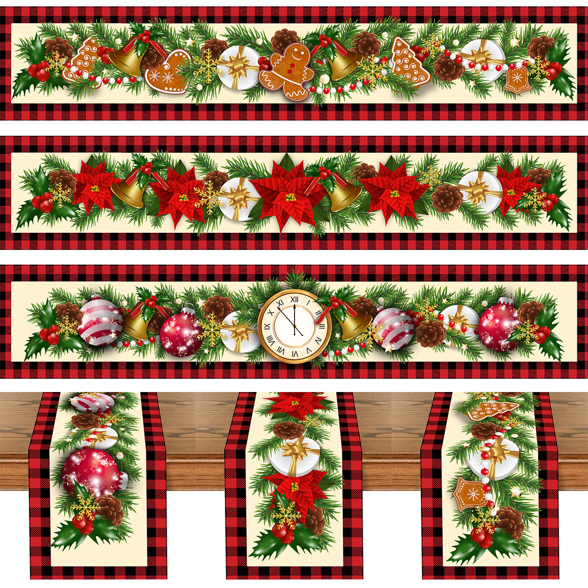 Christmas Table Runner Merry C – обзор и цена Christmas Table Runner
