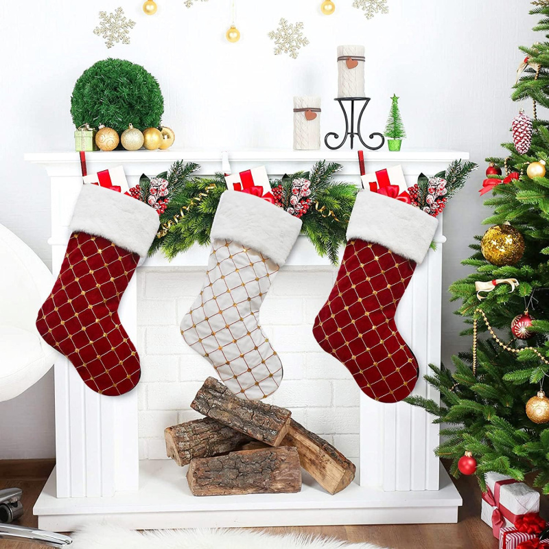 Christmas Stocking Soft Faux F – обзор и цена Christmas Stocking Hanging
