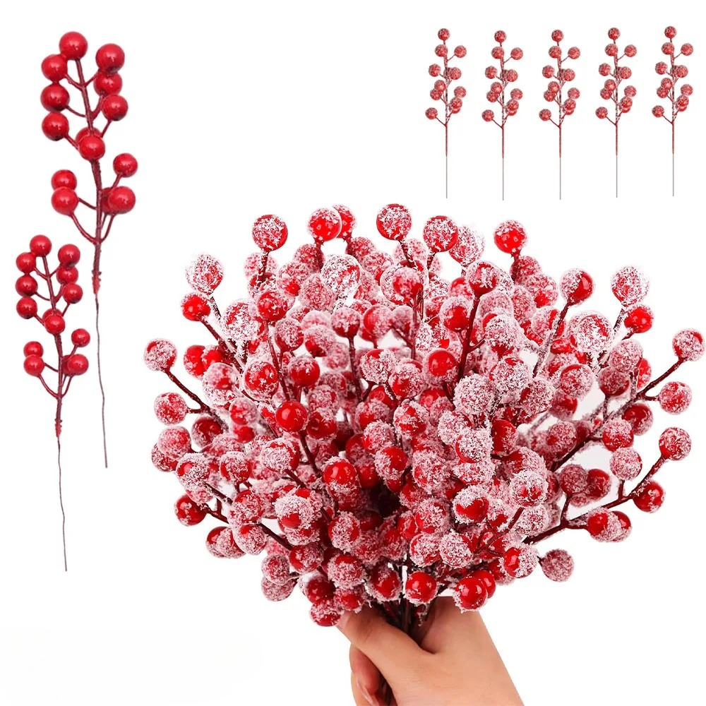 10-200PCS Artificial Red Berry – обзор и цена Christmas Tree Artificial