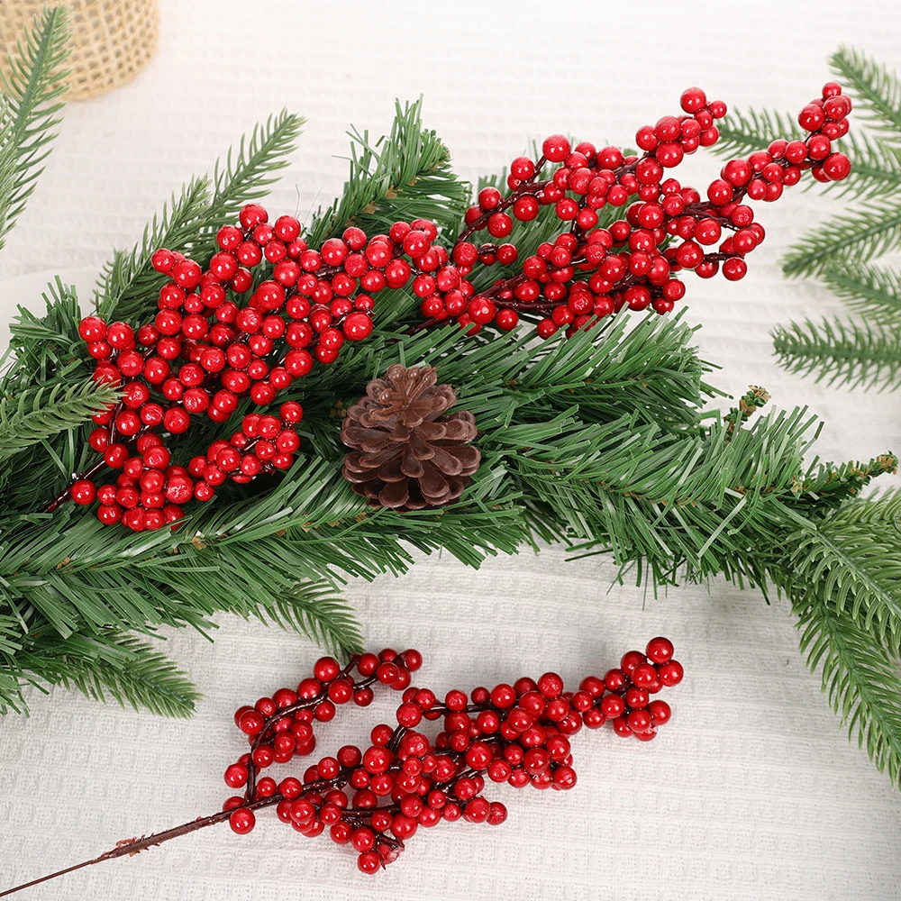 10/1Pcs Artificial Red Berries – обзор и цена Christmas Tree Artificial