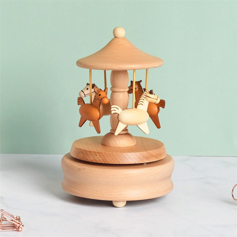 Wooden Carousel Music Box Orna – обзор и цена Snow Globe Musical