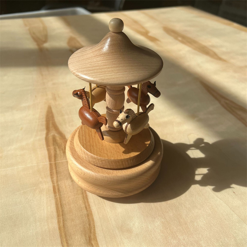 Wooden Carousel Music Box Orna – обзор и цена Snow Globe Musical