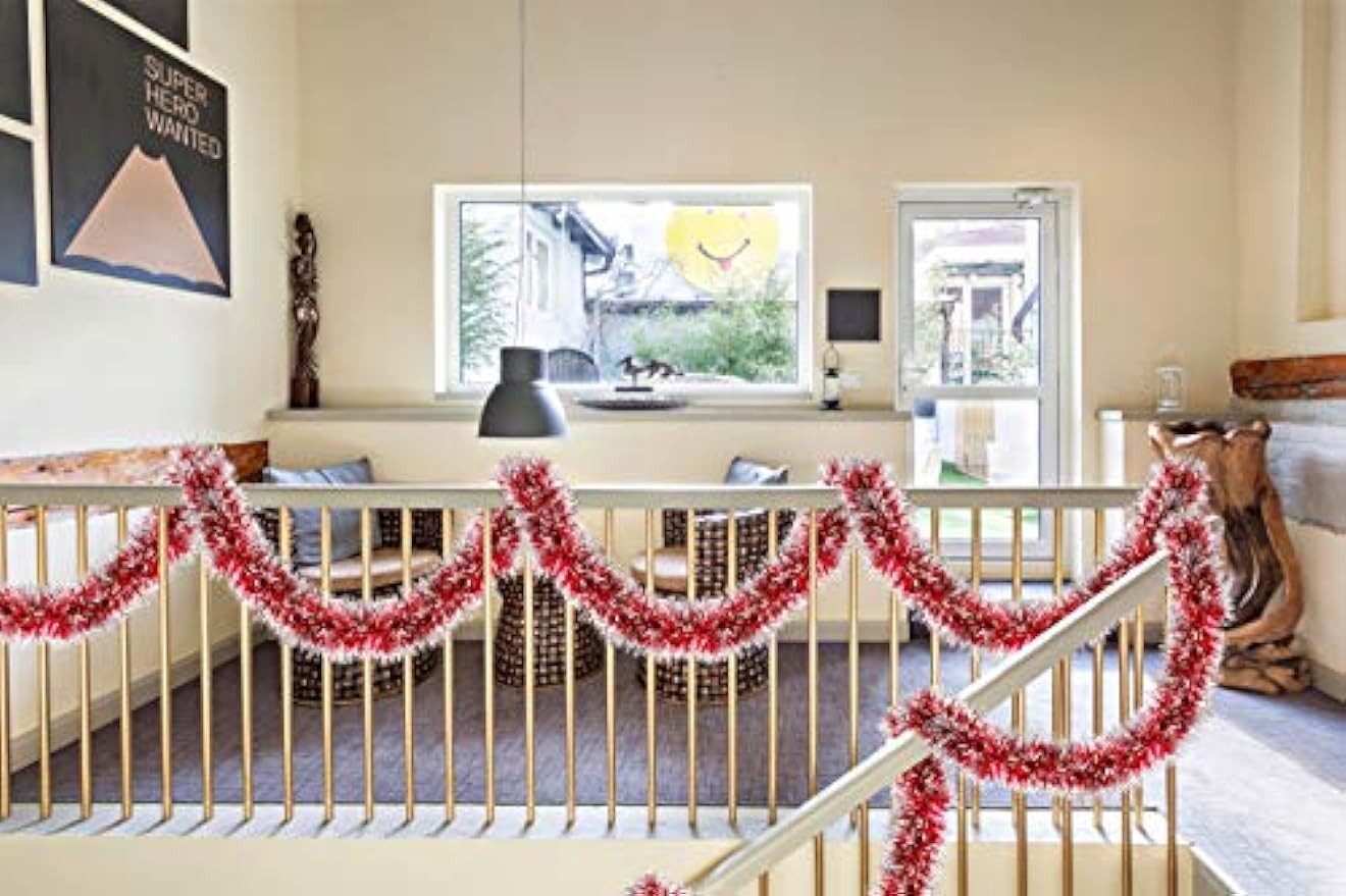 2M Christmas Metallic Streamer – обзор и цена Tinsel Garland Decoration