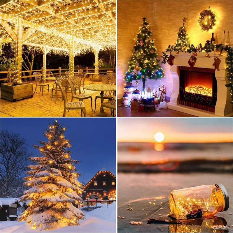 ONCE Solar Powered Lights 200  – обзор и цена Led Fairy String Lights