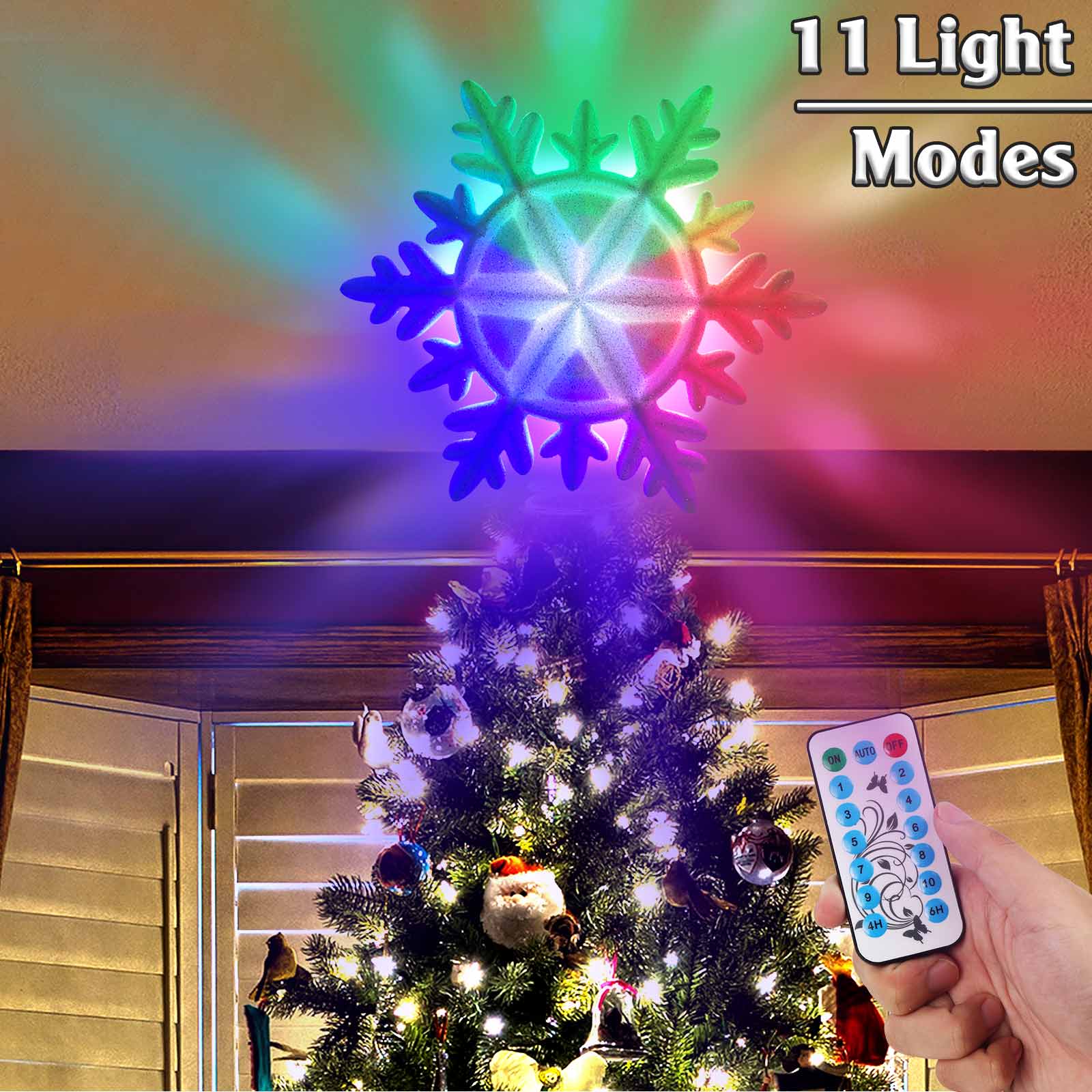 OurWarm Lighted Christmas Tree – обзор и цена Star Tree Topper