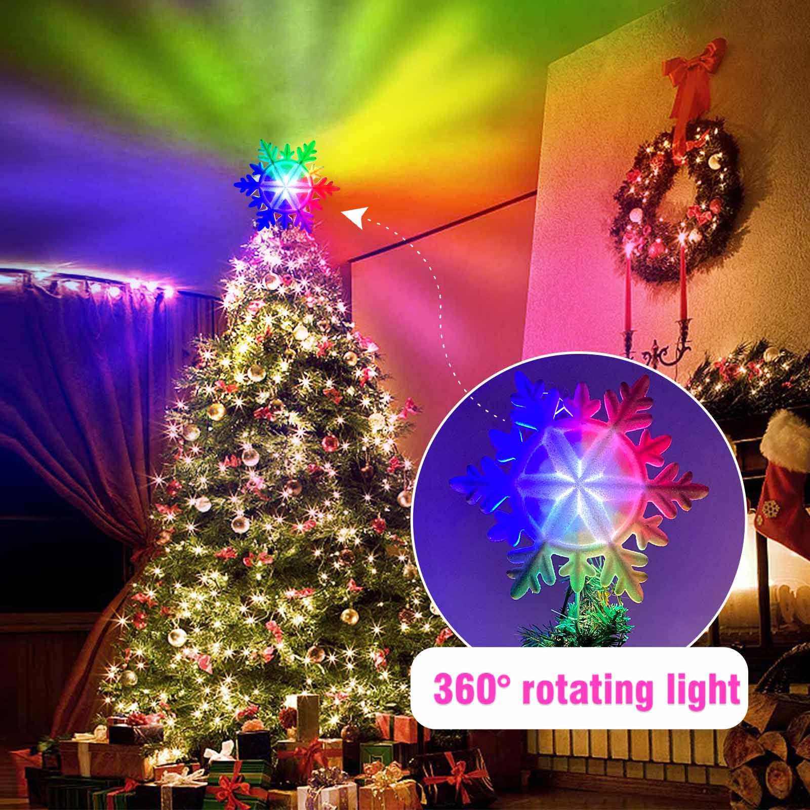 OurWarm Lighted Christmas Tree – обзор и цена Star Tree Topper