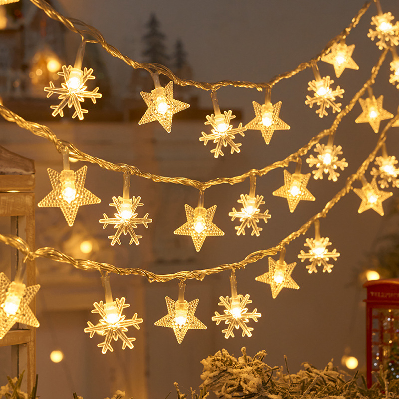 1.5M/3M Snowflake star LED Str – обзор и цена Led Fairy String Lights