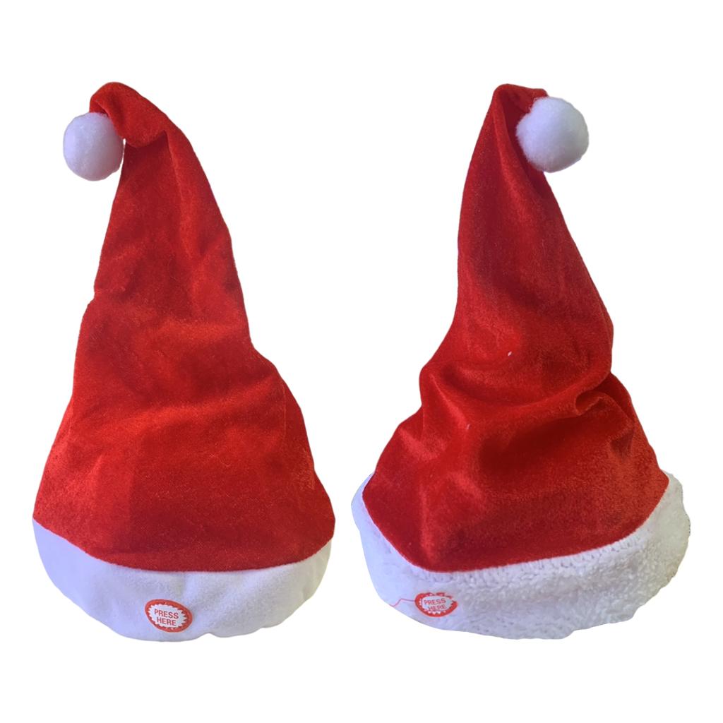 Singing Dancing Santa Hats Dec – обзор и цена Santa Hat Plush