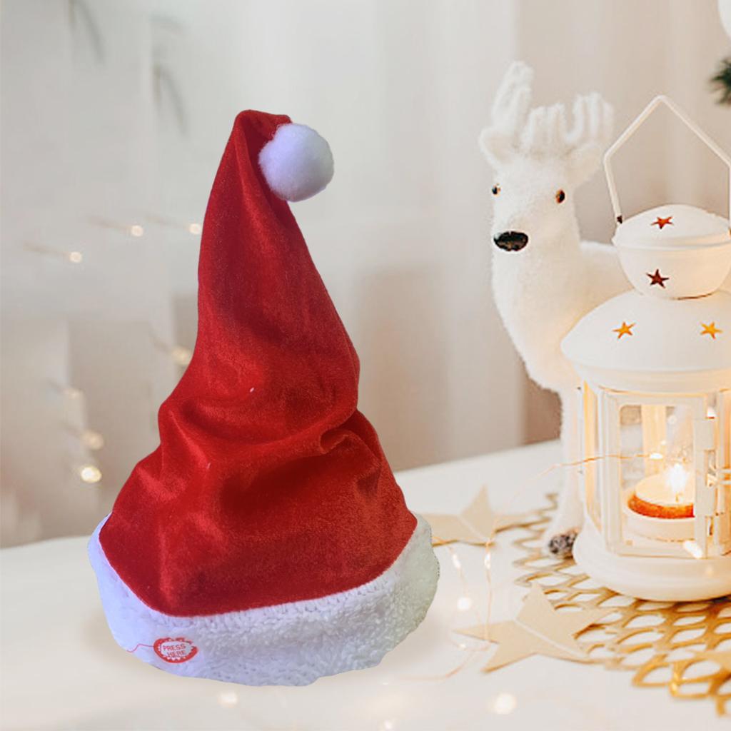 Singing Dancing Santa Hats Dec – обзор и цена Santa Hat Plush