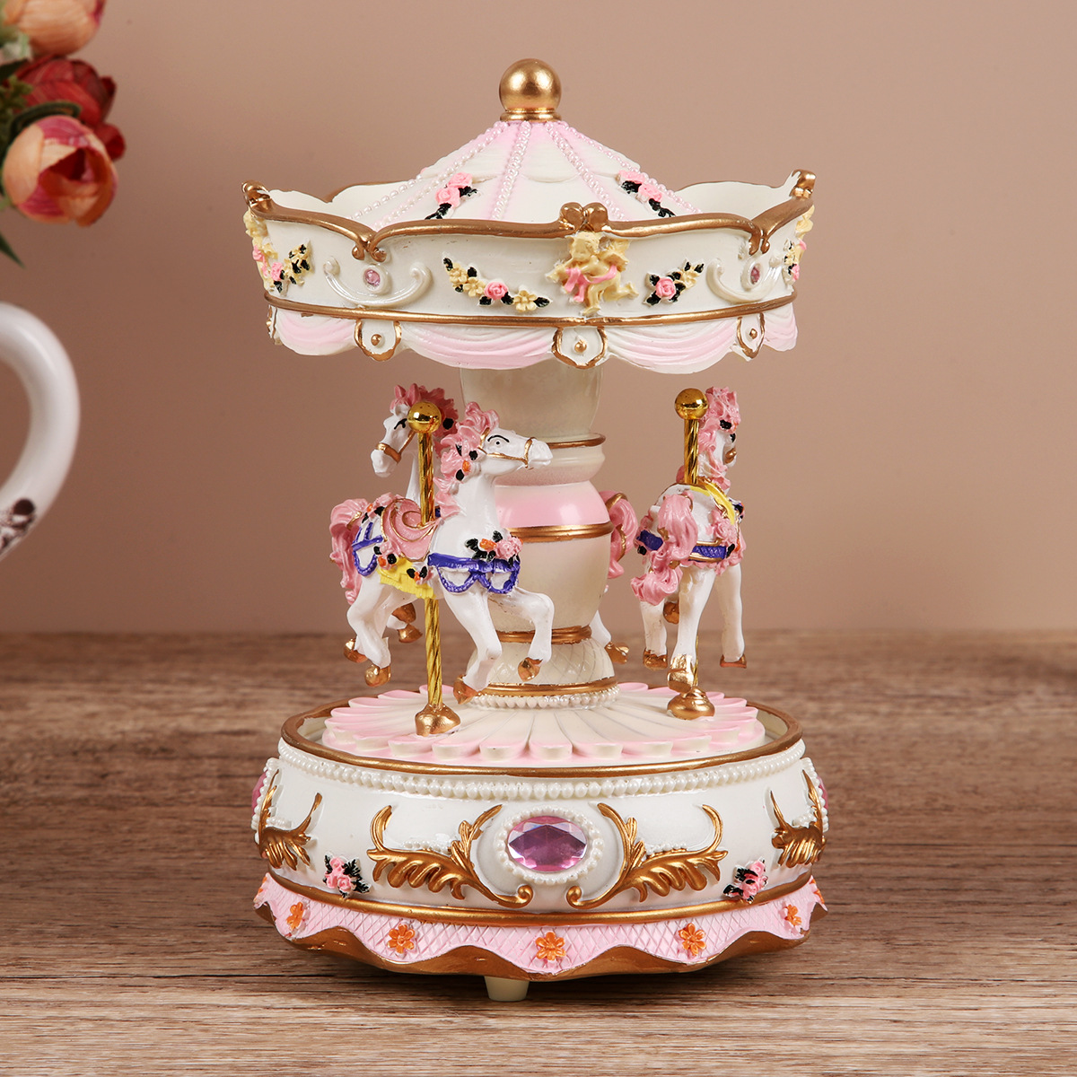 Luminous Carousel Music Box Mu – обзор и цена Snow Globe Musical