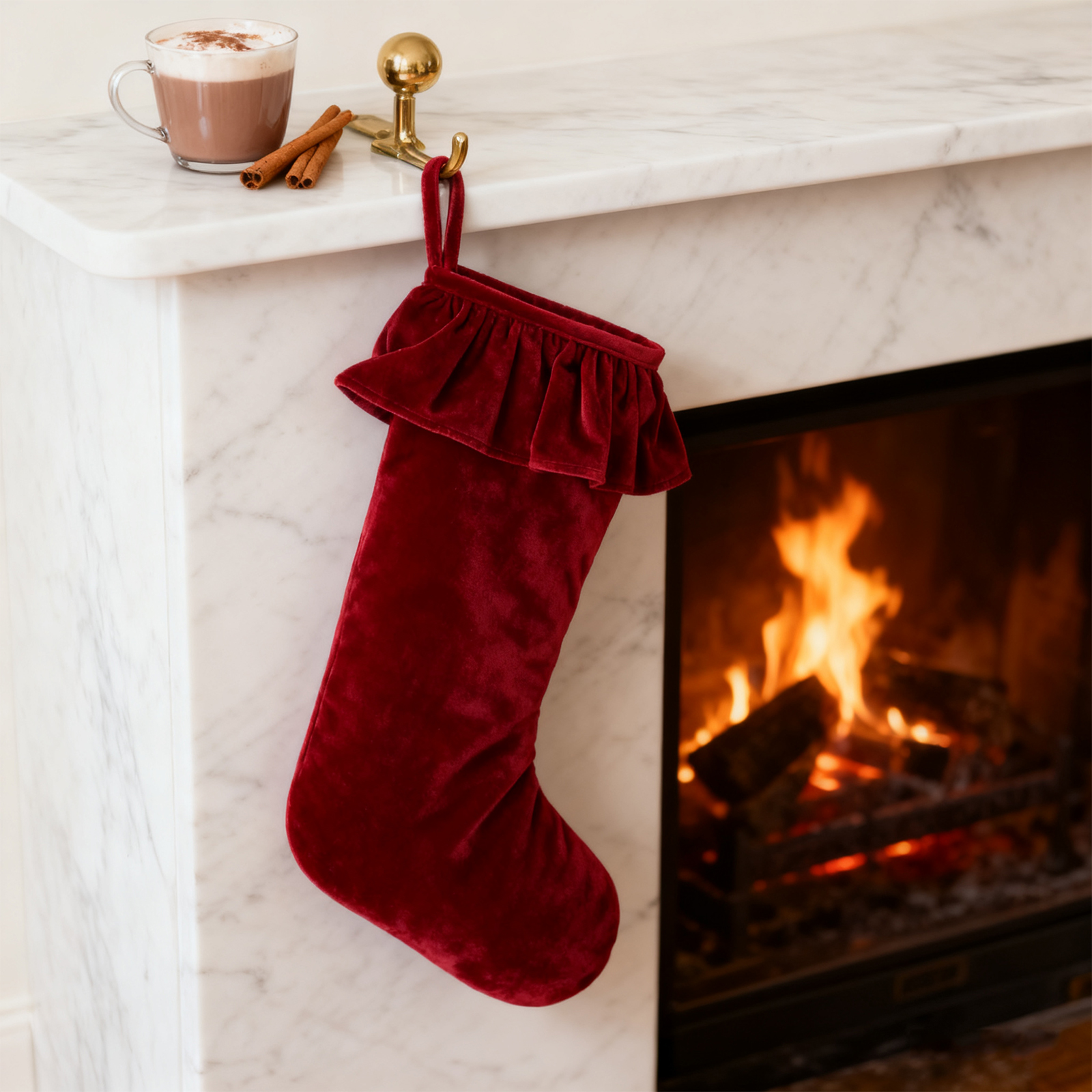 Velvet Christmas Stocking Holi – обзор и цена Christmas Stocking Hanging