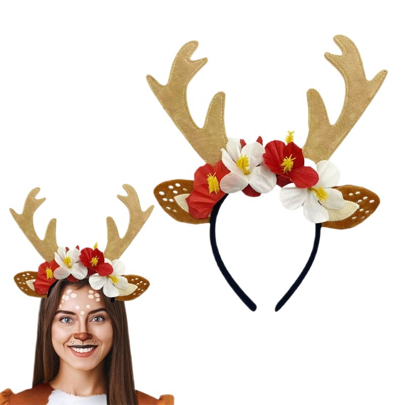 Reindeer Costume Set Tutu Skir – обзор и цена Reindeer Antlers Headband
