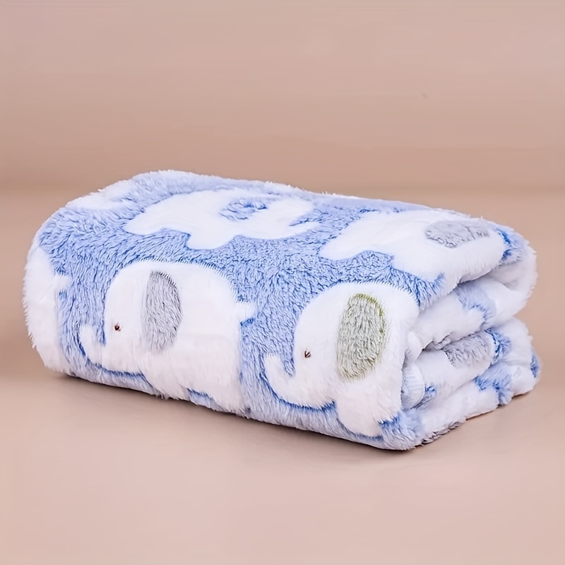 Soft and Cozy Cartoon Elephant – обзор и цена Christmas Throw Blanket