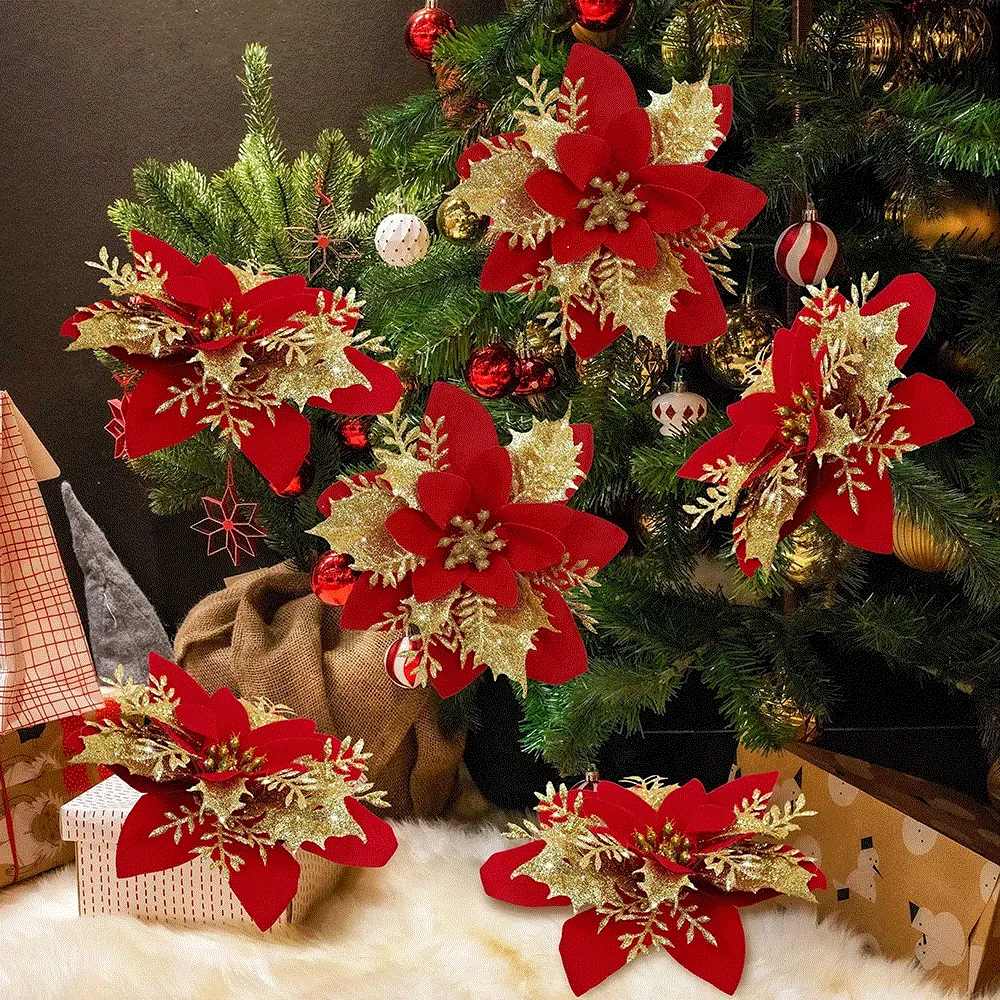 9cm Glitter Artifical Christma – обзор и цена Christmas Wreath Fake
