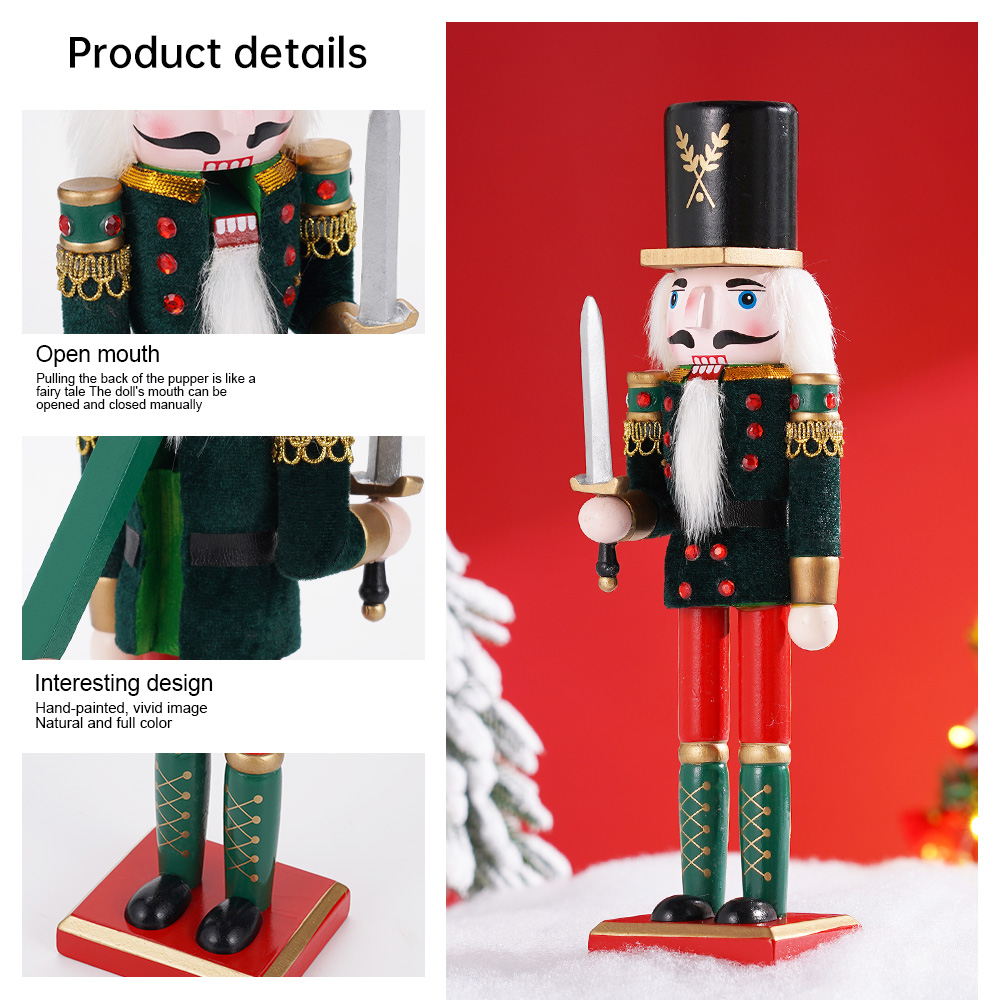 30cm Christmas Nutcracker Wood – обзор и цена Nutcracker Figurine