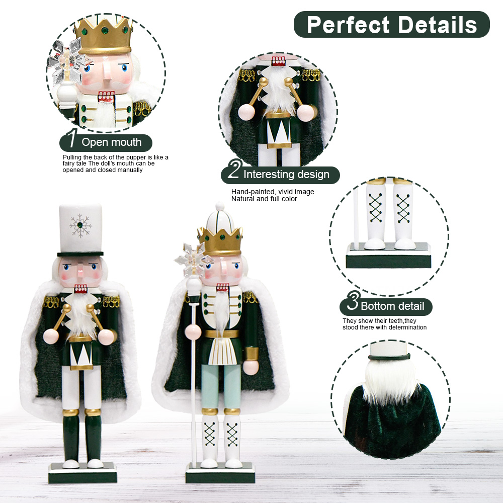 30CM Nutcracker snowflake cape – обзор и цена Nutcracker Figurine