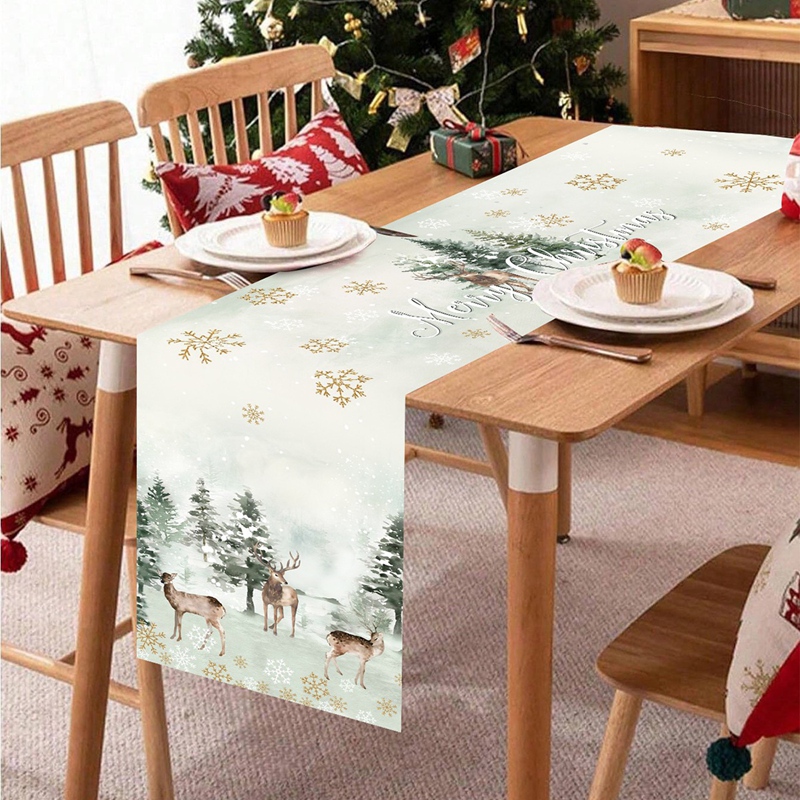 Christmas Table Runner Merry C – обзор и цена Christmas Table Runner