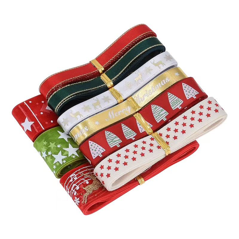 9pcs Christmas Ribbons Set Fes – обзор и цена Gift Box Wrap Set