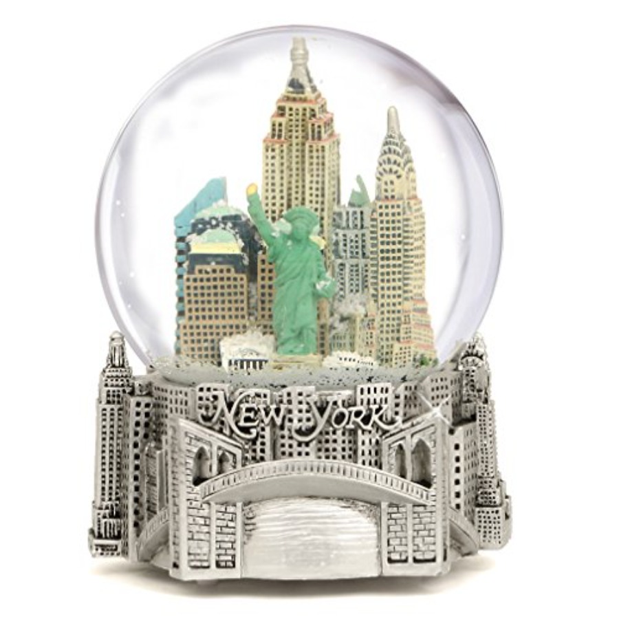 Silver Musical New York City S – обзор и цена Snow Globe Musical