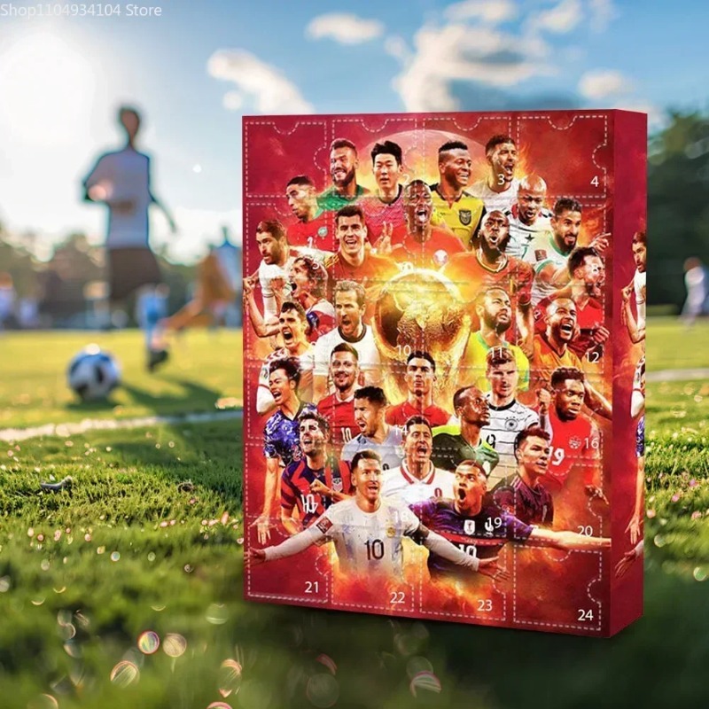 2026HOT Soccer Star Countdown  – обзор и цена Advent Calendar Gift