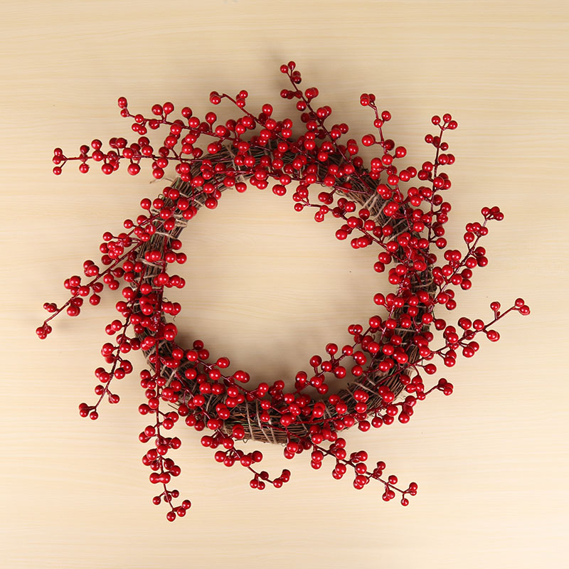 Artificial Berry Branch Decora – обзор и цена Christmas Wreath Fake