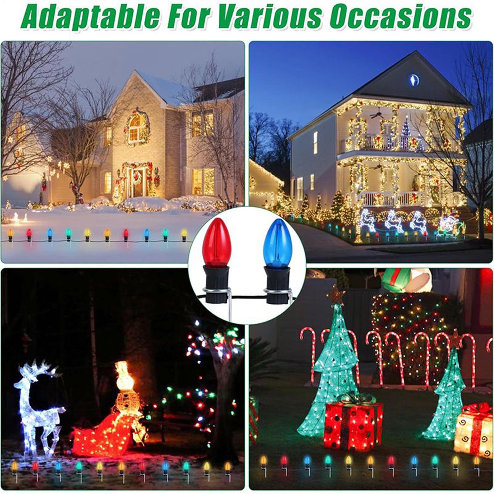 Christmas Light Stakes For Yar – обзор и цена Christmas Lights Outdoor